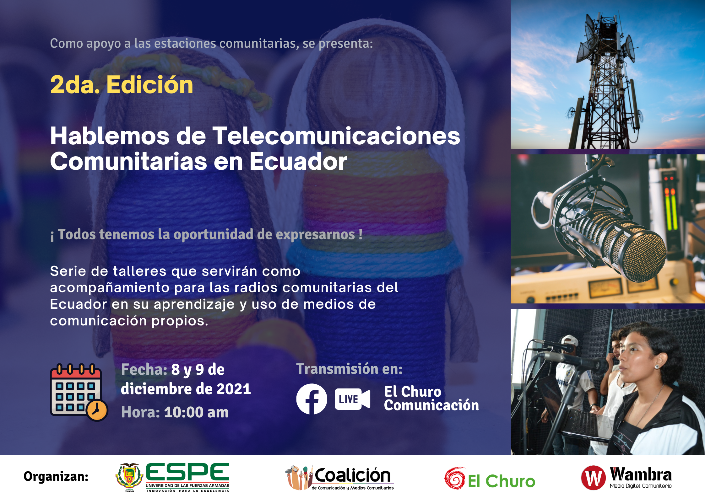 2da Edición – Hablemos de Telecomunicaciones Comunitarias en Ecuador
